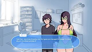 Happy puppies enjoy snow daze adventure