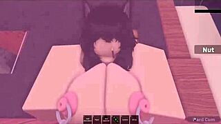 Slutty Roblox Friend Gets Fucked Hard