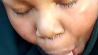 Engaged African Teen Feels Thrill Swallowing in Driveway