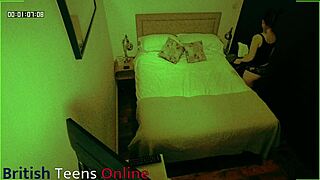 Voyeur couple fucking in airbnb apartment.