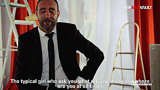 Blonde Sicilia gets hardcore pussy from old stud