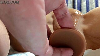 On Halloween, these virgins go crazy using dildos in homemade close-up scenes