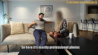 big booty latina seduced and fucked by fake modelling agency owner