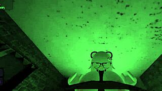 Oh wow, BBC fucking this snowbunny in Roblox condo, she didn't expect that! 😲