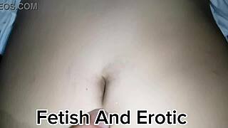 Wow, a deep navel massage that drives her wild!