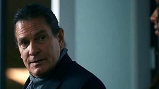 Rich guy banging tanned brunette babe in his luxurious house