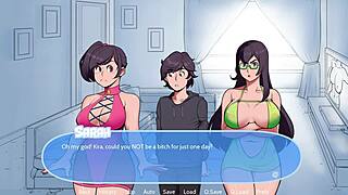 Happy puppies enjoy snow daze adventure