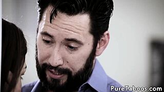 Amazing Stepteen Bent Over For Anal Drilling And Deepthroat