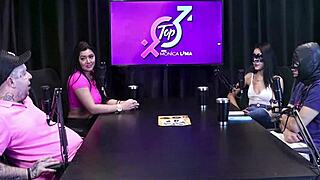 even with a mask, the cuckold is recognized on the streets as monica lima teaches young guys the thrill of a bigger cock