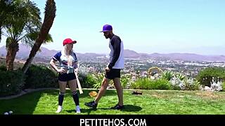 petitehos - baseball coach billy boston meets tiny 18+ rookie haley spades