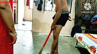 indian desi malkin gets fucked by naukar in hardcore anal