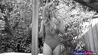 All-Natural Canadian Teen Maya Rae Boldly Strips and Relaxes Naked Outdoors