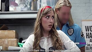 Bent Over Desk for Burglar's Punishment