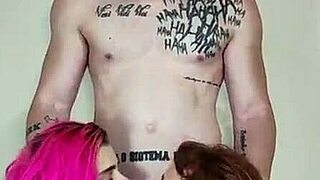 Hot threesome bareback fun 😏