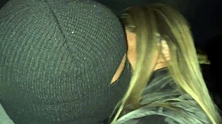 Wife fucks stranger live on street 😈