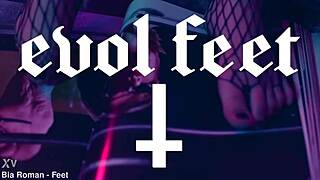 Tiny foot WORSHIP & tickling DOMINATION