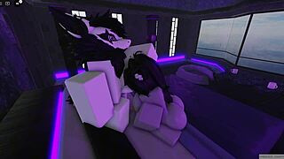 Bored Roblox girl, her friend came and fucked her