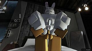 Does this Roblox bunny femboy ride my cock in a provocative way?