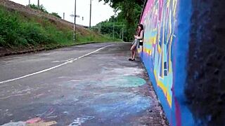 Horny college coed Alisa Horakova picks up for cash, engages in POV sex wearing stockings