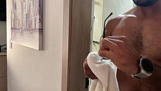 Busty babe asks neighbor with biggest dick to fix shower