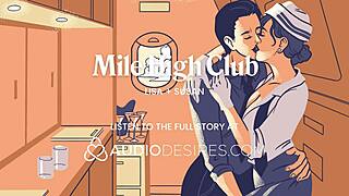 dripping wet pussy soaks seat in risky lesbian encounter