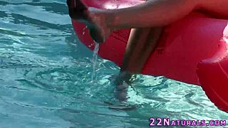 Slender Beauty Engages In Sixty-Nine With Blonde Babe Outdoors