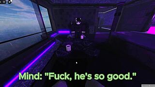 Bored Roblox girl, her friend came and fucked her