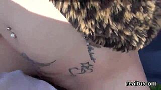 flawless czech teen seduced in mall, undressed and explored in pov