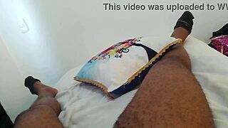 Horny couple struggles first sex!