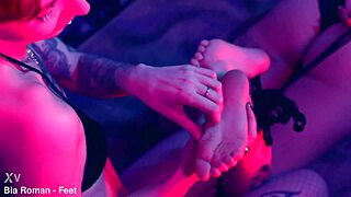 Tiny foot WORSHIP & tickling DOMINATION