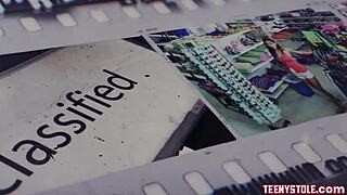 Latina Teen 18+ Shoplifter Kiarra Kai Banged Hard After Caught Masturbating In Fitting Room