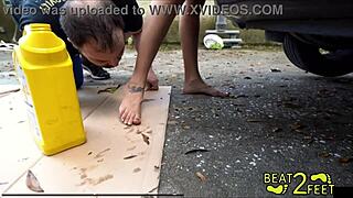 i sniff raven rogue's feet while changing oil