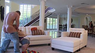 Lexi Belle Rides Big Dick In Rainbow Sox Emotionally