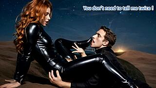 Leather-Clad Wife Rides and Gets Creampied Outdoors