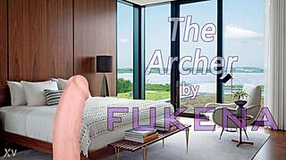 the archer by fukena realistic dual density silicone dildo