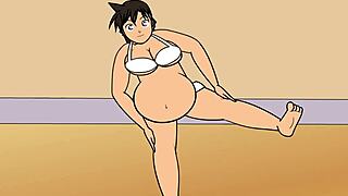 this growth zumo girl is getting huge in the anime