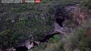 caught having public sex at waterfall