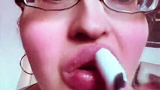 chick with nude lips makes you hot