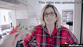 Pervymother - Unruly Stepson Devours His Refined Mothers Pussy During The Holiday