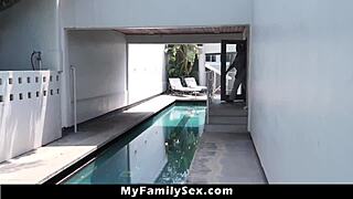 stepdad punish his stepdaughter for smoking, she gets fucked hard