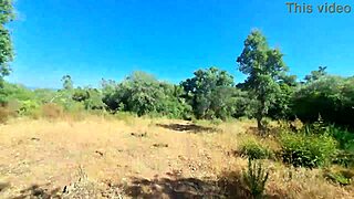 Outdoor Camper Gets Internal Creampie In Public Forest