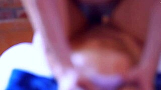 shy petite teen stepmom gets tight orgasm from college sports buddy cheating at home 😈