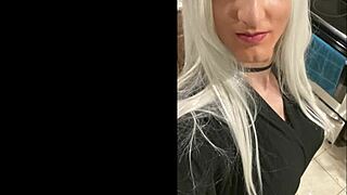 platinum blonde crossdresser after date humiliation