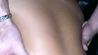 I Was In A Swing Club Booth With My Husband Doing An Exhibition When A Guy At The Door Watched. My Husband Let Him In To Lick My Pussy And Fuck Me Hard.