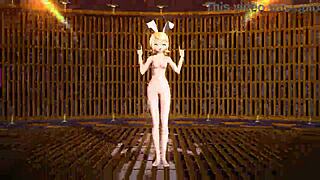 kagamine rin alien alien project diva nude mod full nude bunny costume