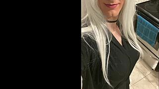 platinum blonde crossdresser after date humiliation