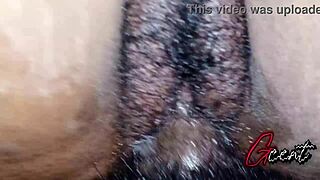 close up with hairy creamy features