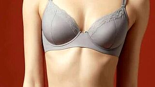 Ai Generated New Eastern European Lingerie Model Poses Barefoot