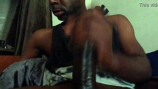 Darkness Unveils Big Cock Masturbation and Cumshot Closeup