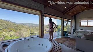 Renatinha gets naughty in the cabin 😈